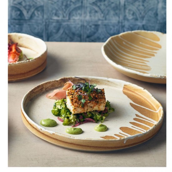 Neville Genware Terra Porcelain Roko Sand Presentation Plate 26cm, PR-RKS26 Shop quality Neville Genware Terra Porcelain Roko Sand Presentation Plate 26cm in Kenya from vituzote.com Shop in-store or online and get countrywide delivery!