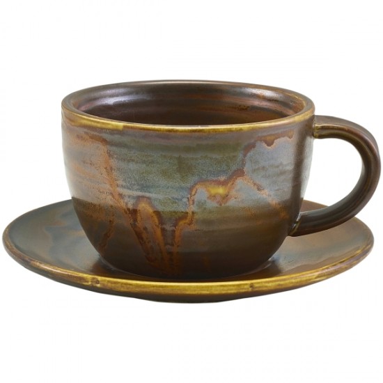 Shop quality Neville Genware Terra Porcelain Rustic Copper Saucer, 14.5cm in Kenya from vituzote.com Shop in-store or online and get countrywide delivery!