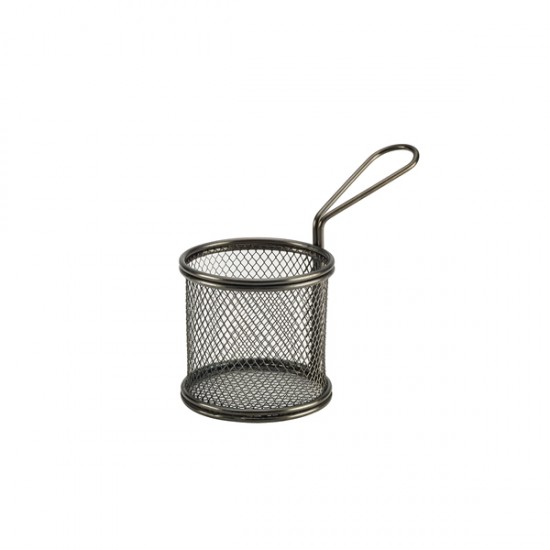 Shop quality Neville Genware Black Serving Fry Basket Round, 9.3 x 9cm in Kenya from vituzote.com Shop in-store or online and get countrywide delivery!