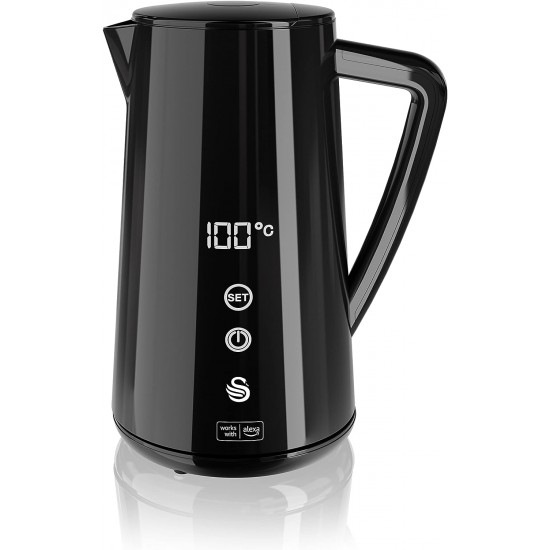 Shop quality Swan ALEXA Smart 1.5 Litre Kettle with LED Touch Display, Keep Warm Function and Stainless Steel Insulated Wall, 1800W, Black in Kenya from vituzote.com Shop in-store or online and get countrywide delivery!