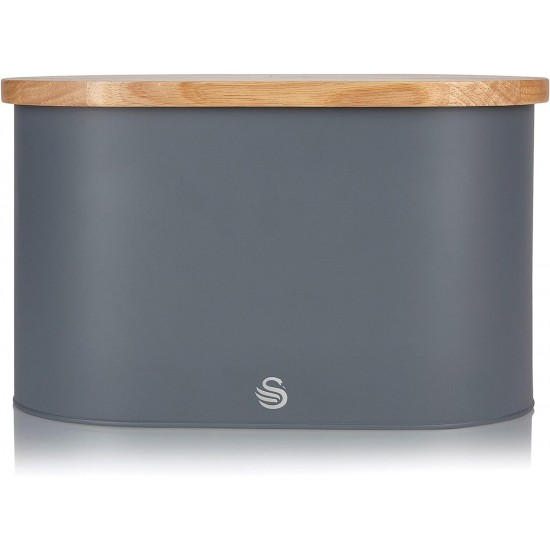 Shop quality Swan Nordic Scandi Bread Bin with Bamboo Cutting Board Lid, Pine Grey, Steel, One Size in Kenya from vituzote.com Shop in-store or online and get countrywide delivery!