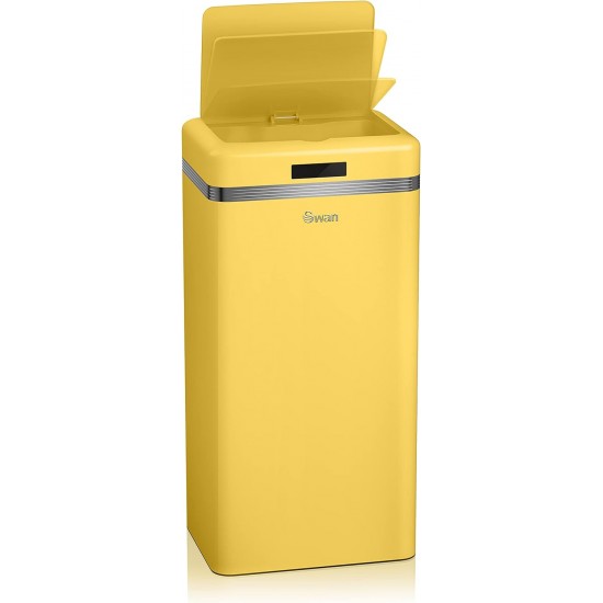 Shop quality Swan Retro Square Automatic Sensor Bin with Infrared Technology, 45 Litre, Yellow in Kenya from vituzote.com Shop in-store or online and get countrywide delivery!