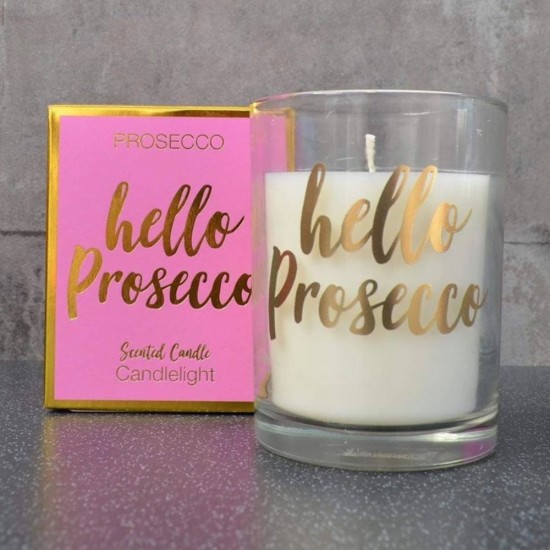 Candlelight 4 Piece Brights Hello Prosecco in Gift Box-Candle with Holder Candlelight 4 Piece Brights Hello Prosecco in Gift Box-Candle with Holder