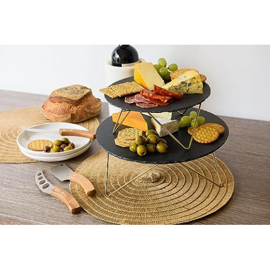 Shop quality Artesa 2 Tier Slate Serving Platter in Kenya from vituzote.com Shop in-store or online and get countrywide delivery!