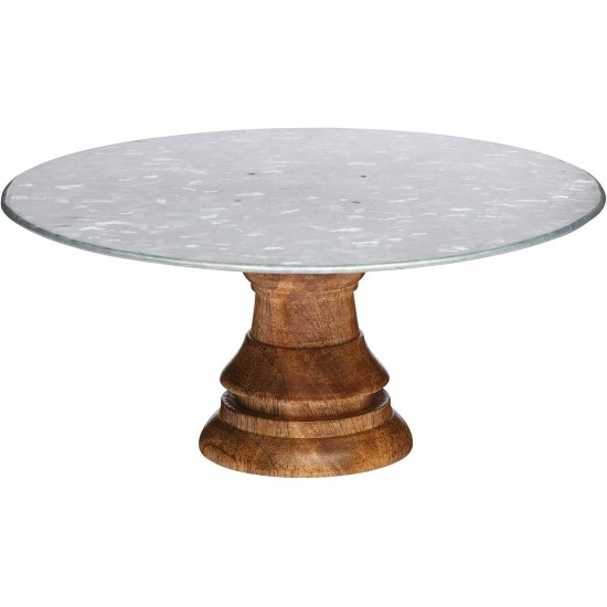 Shop quality Industrial Kitchen Wooden Cake Stand with Steel Platter, Steel, Multi-Colour, 19.5 cm in Kenya from vituzote.com Shop in-store or online and get countrywide delivery!