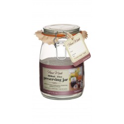 Home Made Glass Preserving Jar, 1 Litre