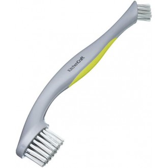 KitchenCraft 2-in-1 Nooks & Crannies Scrubbing Brush with Handle