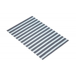 KitchenCraft Woven Vinyl Turquoise Stripe Placemat-45 x 30 cm (17.5" x 12") 