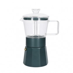 La Cafetière Verona Glass Espresso Maker - 6 Cup, Green