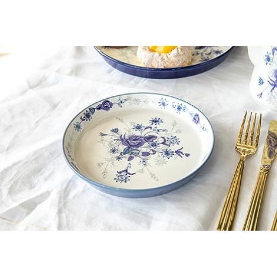 Shop quality London Pottery Blue Rose Cake Plate, Ceramic, Almond Ivory / Blue, 20 cm in Kenya from vituzote.com Shop in-store or online and get countrywide delivery!