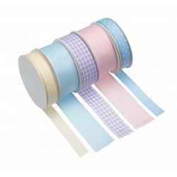Sweetly Does It Pack of 5 Assorted Pastel Ribbons