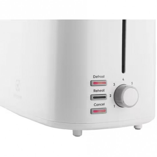 ElectroLux 2 slice Ultimate Taste 300 toaster, 7 Browning Settings-White, E2TS1-100W Shop quality ElectroLux 2 slice Ultimate Taste 300 toaster, 7 Browning Settings-White in Kenya from vituzote.com Shop in-store or online and get countrywide delivery!