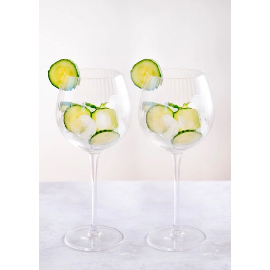 Shop quality BarCraft Set of 2 Ridged Balloon Glasses, 550ml in Kenya from vituzote.com Shop in-store or online and get countrywide delivery!