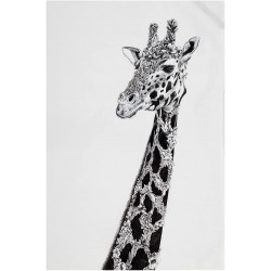 Maxwell & Williams Marini Ferlazzo Giraffe Tea Towel 100% Indian Cotton, White