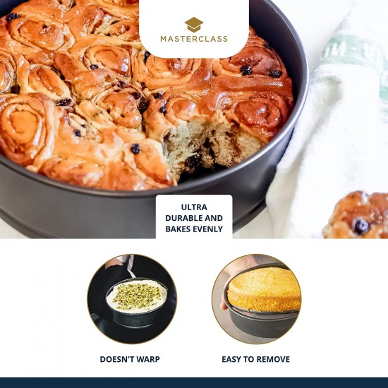 Master Class Non-Stick Deep Round Cake Tin With Loose Base, 23 cm (9"), KCMCHB36 Shop quality Master Class Non-Stick Deep Round Cake Tin With Loose Base, 23 cm (9") in Kenya from vituzote.com Shop in-store or online and get countrywide delivery!