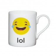 Kitchen Craft LOL Emoji Face Mini Mug, 250ml