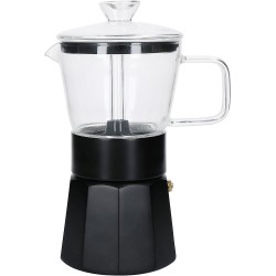 La Cafetière Verona Glass Espresso Maker-6-Cup, Black