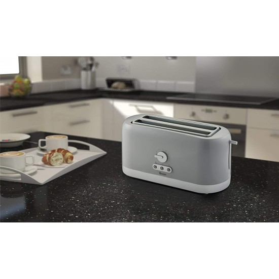 Toasters Swan 4 Slice Toaster, 7 Variable Browning Control