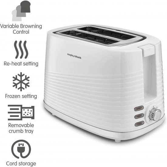 Toasters Morphy Richards Dune 2 Slice Toaster Defrost and