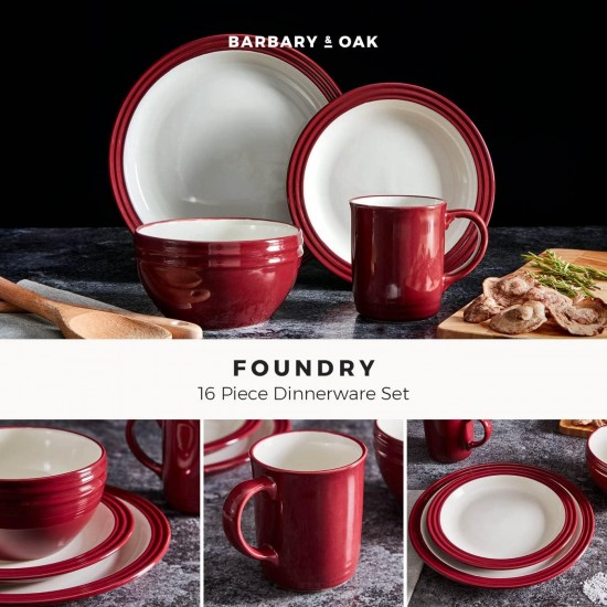 Shop quality Tower Barbary & Oak Foundry 16 Piece Dinnerware Set, Ceramic Stoneware, Bordeaux Red in Kenya from vituzote.com Shop in-store or online and get countrywide delivery!