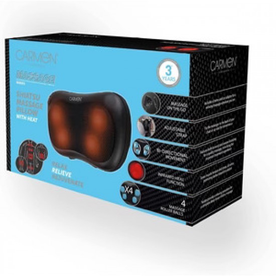 Shop quality Carmen Shiatsu Massage Pillow with Heat,Black in Kenya from vituzote.com Shop in-store or online and get countrywide delivery!