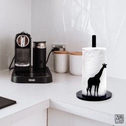 Zuri Giraffe Design Kitchen Roll Holder with Non-Slip Silicone Pads