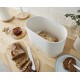 Swan Nordic Scandi Bread Bin with Bamboo Cutting Board Lid, Cotton White, Steel, SWKA17512WHTN Shop quality Swan Nordic Scandi Bread Bin with Bamboo Cutting Board Lid, Cotton White, Steel in Kenya from vituzote.com Shop in-store or online and get countrywide delivery!