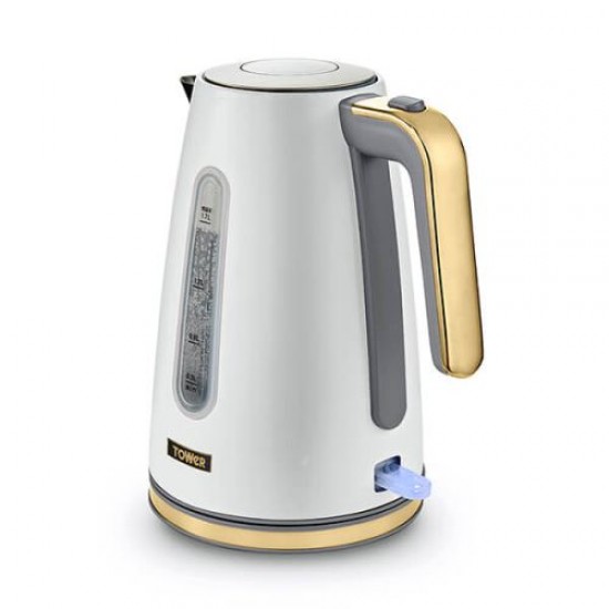 Shop quality Tower Cavaletto 1.7 Litre 3KW Jug Kettle, Optic White Champagne Accents in Kenya from vituzote.com Shop in-store or online and get countrywide delivery!