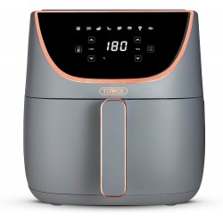 Tower Vortx Air Fryer with Digital Control Panel, 1700W, 6L, Grey