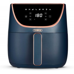 Tower Vortx Air Fryer with Digital Control Panel, 1700W, 6L, Midnight Blue