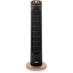 Tower Cavaletto Tower Fan with 2 Hour Timer, 3 Speeds, Automatic Oscillation, 29”, 45W, Black & Rose Gold