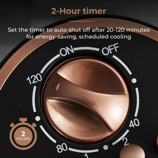 Tower Cavaletto Tower Fan with 2 Hour Timer, 3 Speeds, Automatic Oscillation, 29”, 45W, Black & Rose Gold, T629001 Shop quality Tower Cavaletto Tower Fan with 2 Hour Timer, 3 Speeds, Automatic Oscillation, 29”, 45W, Black & Rose Gold in Kenya from vituzote.com Shop in-store or online and get countrywide delivery!
