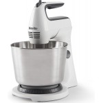 Breville Classic Combo Stand and Hand Mixer with Electric Hand Whisk & Stand Food Mixer, 3.7 Litre Stainless Steel Bowl