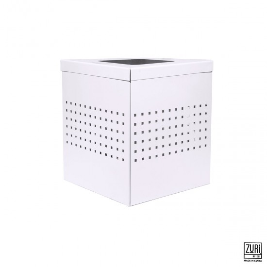 Shop quality Zuri Cold-rolled Steel Waste Dust Bin with Plastic insert, White Finish, 21 litres in Kenya from vituzote.com Shop in-store or online and get countrywide delivery!