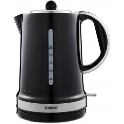 Tower Belle Jug Kettle with Rapid Boil, 1.5 Litre, 3000 W, Black