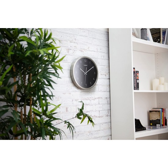 Tower Glitz Wall Clock, Glass Front, Battery Operated, Noir, 30 cm, TGCLOCK Shop quality Tower Glitz Wall Clock, Glass Front, Battery Operated, Noir, 30 cm in Kenya from vituzote.com Shop in-store or get countrywide delivery!