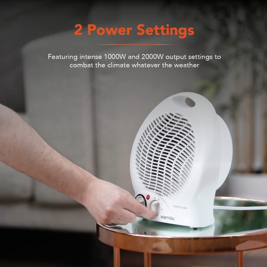 Shop quality Warmlite Thermo Fan Heater with 2 Heat Settings and Overheat Protection, 2000W, White in Kenya from vituzote.com Shop in-store or online and get countrywide delivery!