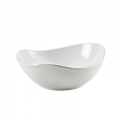 Neville Genware Porcelain Organic Triangular Bowl, 21cm/8.25"