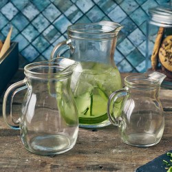 Neville Genware Bistrot Glass Jug, 250ml / 25cl / 8.8oz