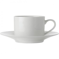 Maxwell & Williams White Basics Tea Cup And Saucer, 220ml