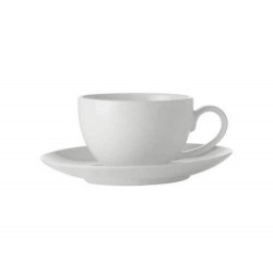 Maxwell & Williams White Basics Cappuccino Cup And Saucer, 300ml