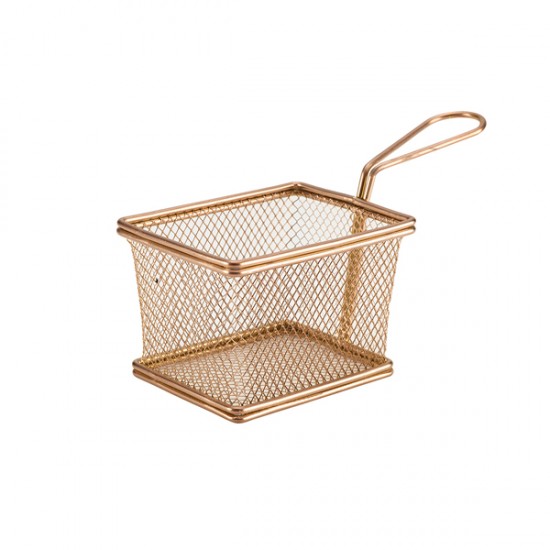 Shop quality Neville Genware Copper Serving Fry Basket Rectangular 12.5 x 10 x 8.5cm in Kenya from vituzote.com Shop in-store or online and get countrywide delivery!