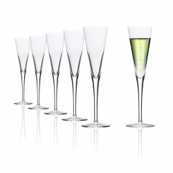Stolzle Event Tall Champagne Flute Glass, Set of 6