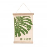 Candlelight Hanging Fabric Plaque, 42cm width