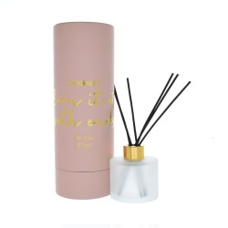 Candlelight Petal Scent Reed Diffuser in Round Tube " Burn it at both ends"