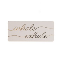Candlelight Inhale & Exhale Wall Plaque