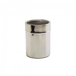 Neville GenWare Stainless Steel Shaker With Mesh Top 33cl/11.6oz, Includes a Plastic Cover