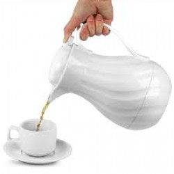 Neville Genware Insulated Beverage Server White, 1.2 Litres