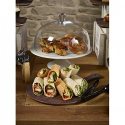 Neville Genware Glass Cake Stand Cover, 29.8 x 19cm