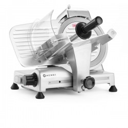 Hendi Meat Slicer, 220mm - Adjustable cutting thickness up to 15mm